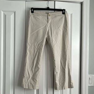 Khaki Banana Republic capris